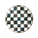 MacKenzie-Childs courtly check salad/dessert plate