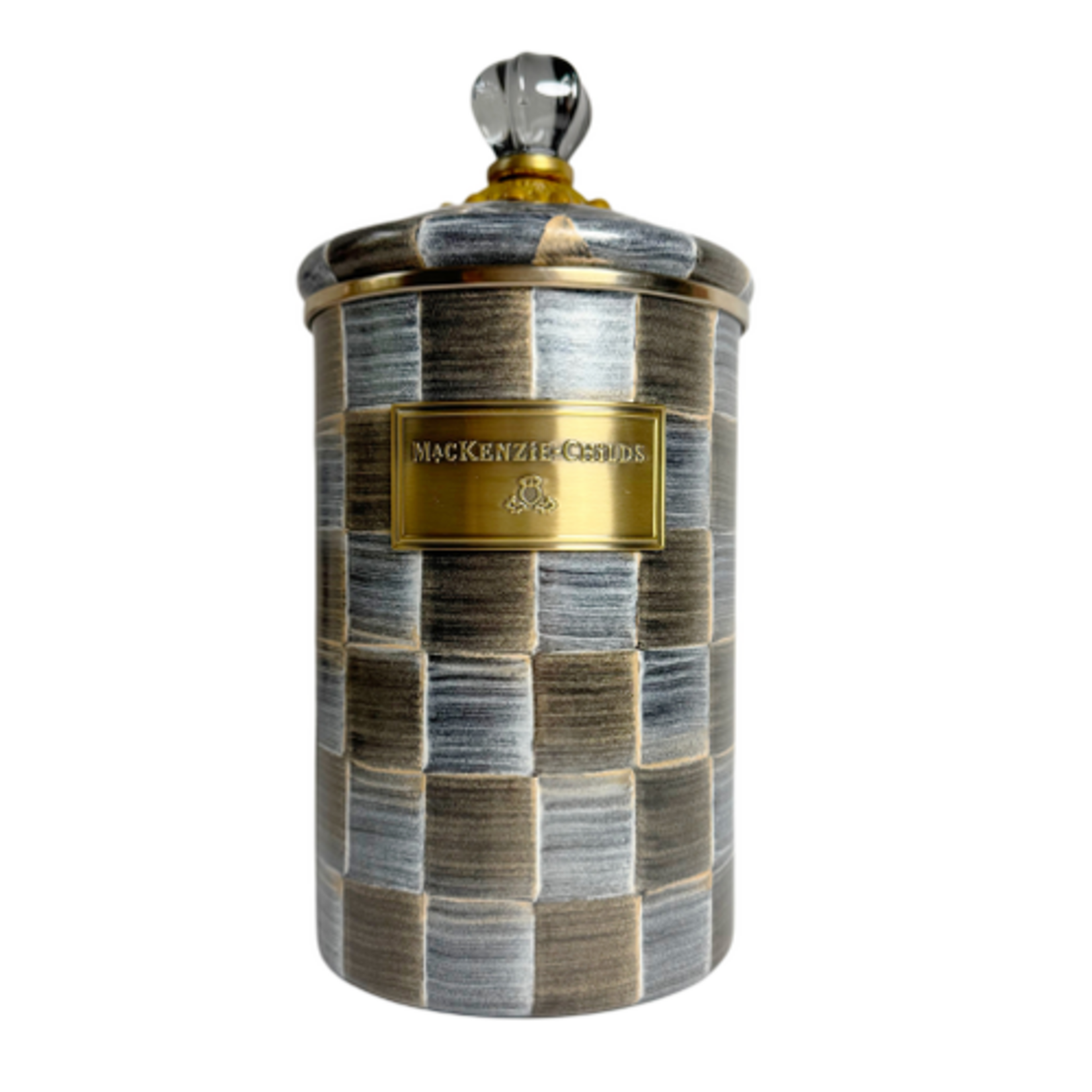 MacKenzie-Childs sophisticheck large canister