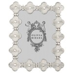 Olivia Riegel Clover Frame | Photo Frame | Gold Frames | Silver Frames  2.5" x 3.5", Silver