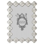 Olivia Riegel Clover Frame | Photo Frame | Gold Frames | Silver Frames  4" x 6", Silver