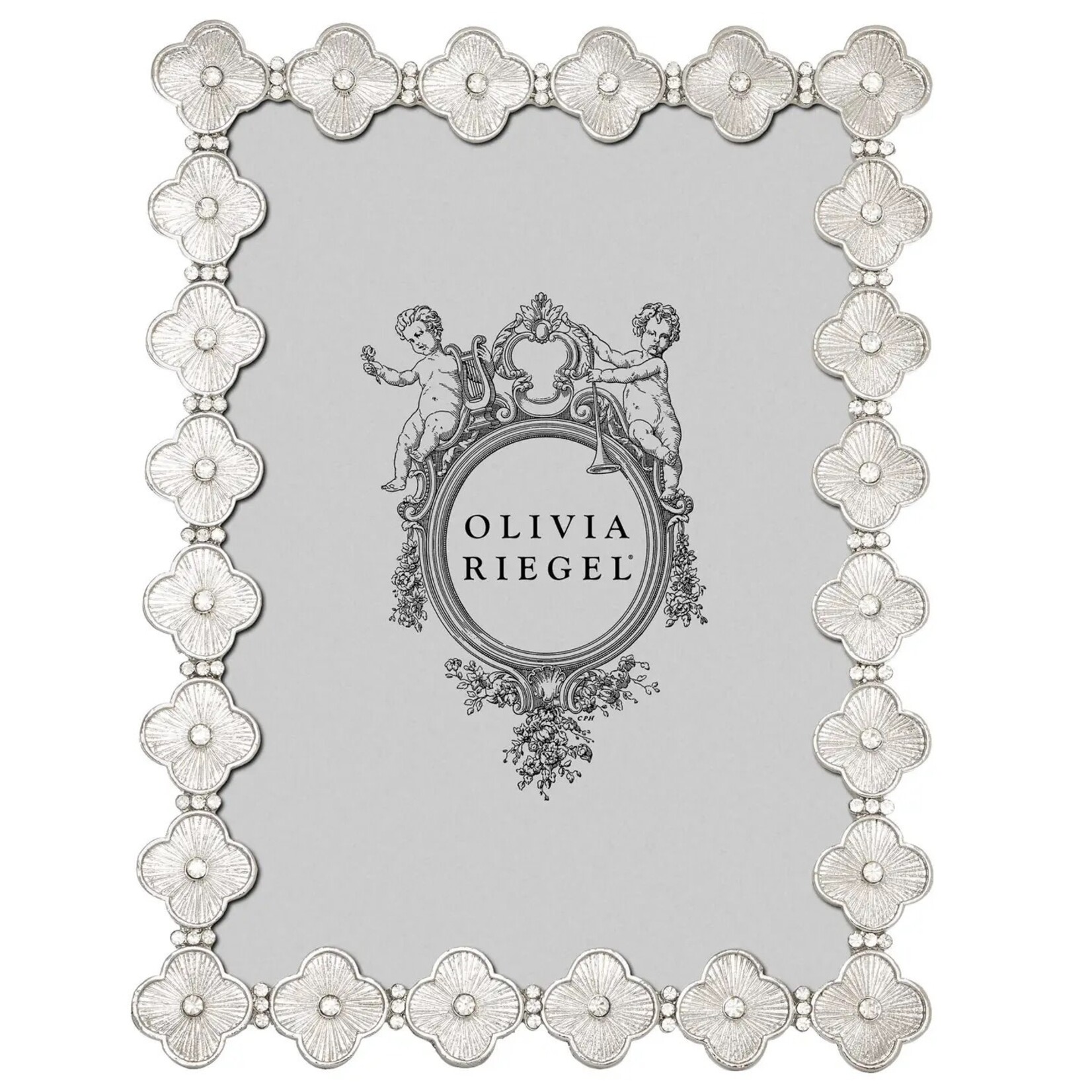 Olivia Riegel Clover Frame | Photo Frame | Gold Frames | Silver Frames 5x7