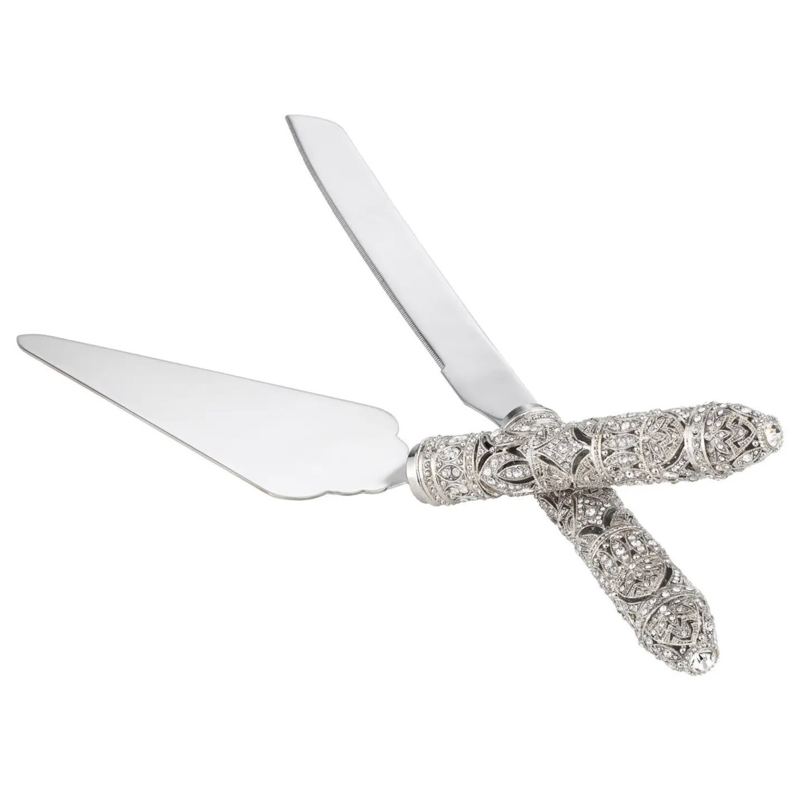 Olivia Riegel Windsor Dessert Serving Set | Cake Server | Cake Knife  Silver