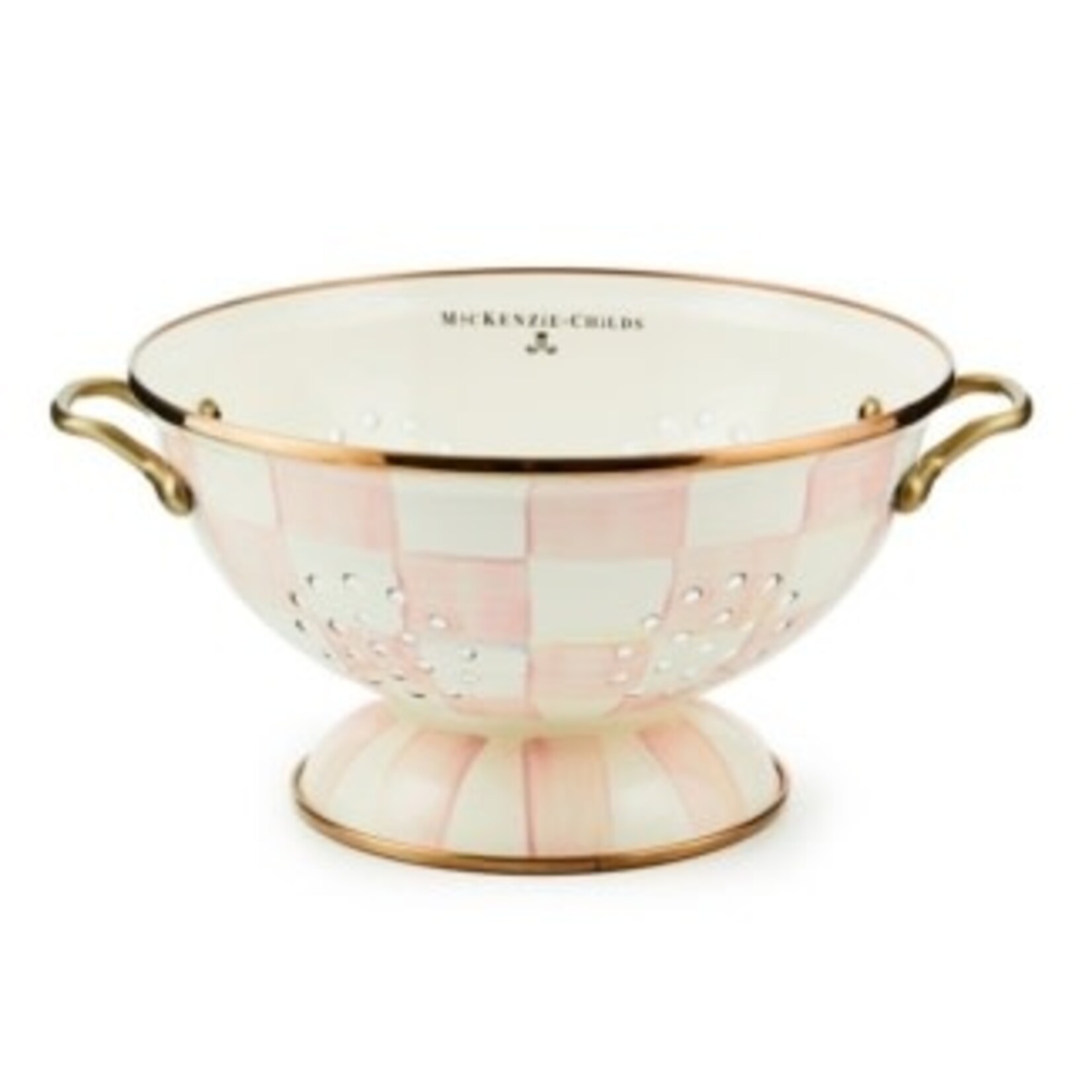 MacKenzie-Childs rosy check large colander