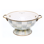 MacKenzie-Childs sterling check large colander