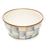 MacKenzie-Childs sterling check pinch bowl