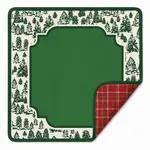 KEVA Winter Forest Double-Sided Mahjong Mat