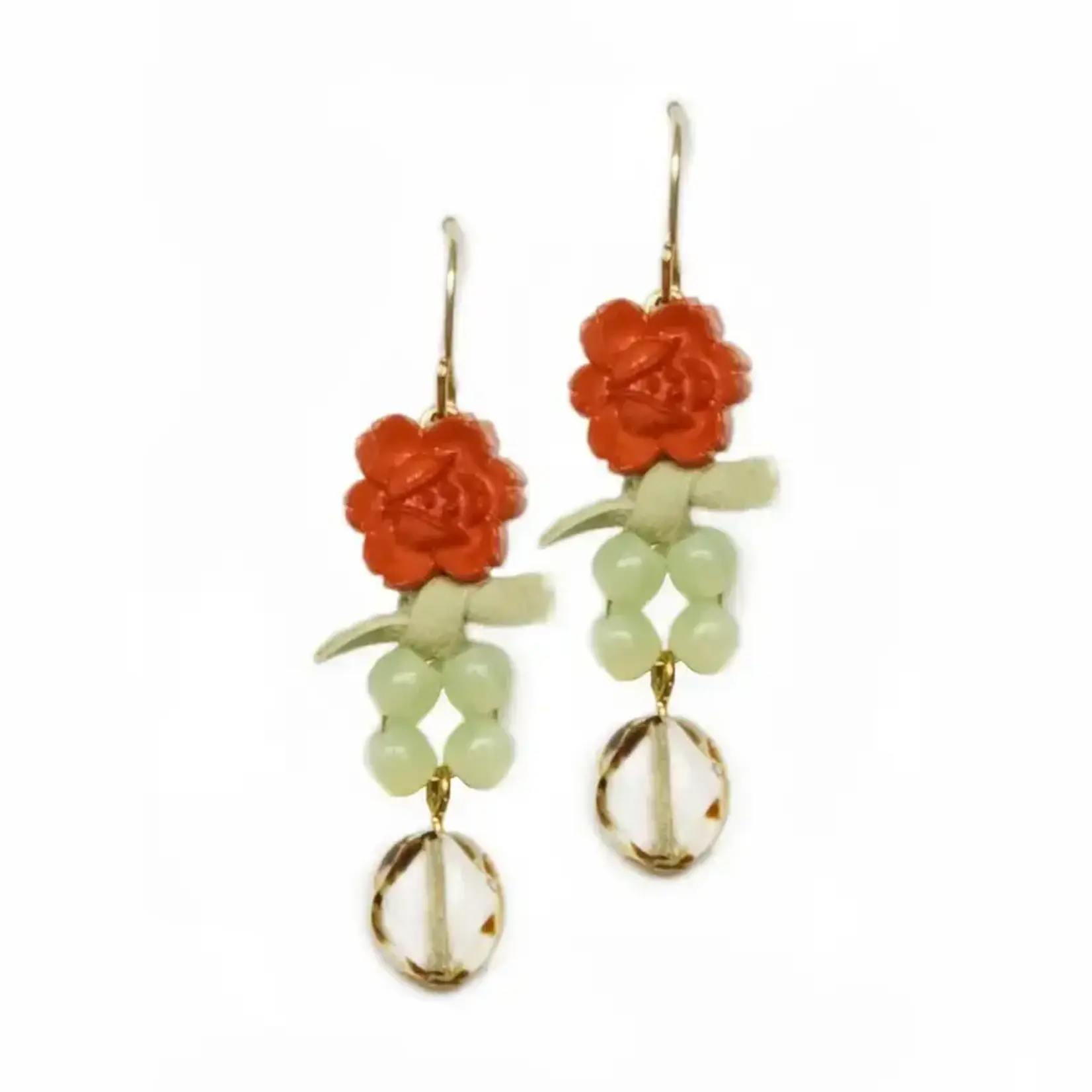 Elements, Jill Schwartz Sunset Rose Earrings