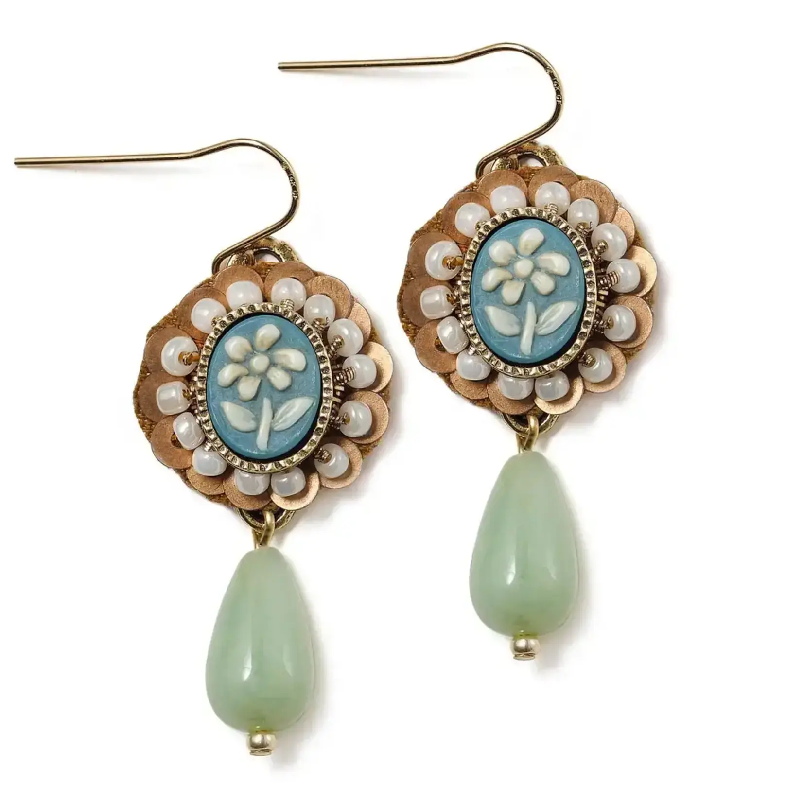 Elements, Jill Schwartz Blossom in Blue Earring