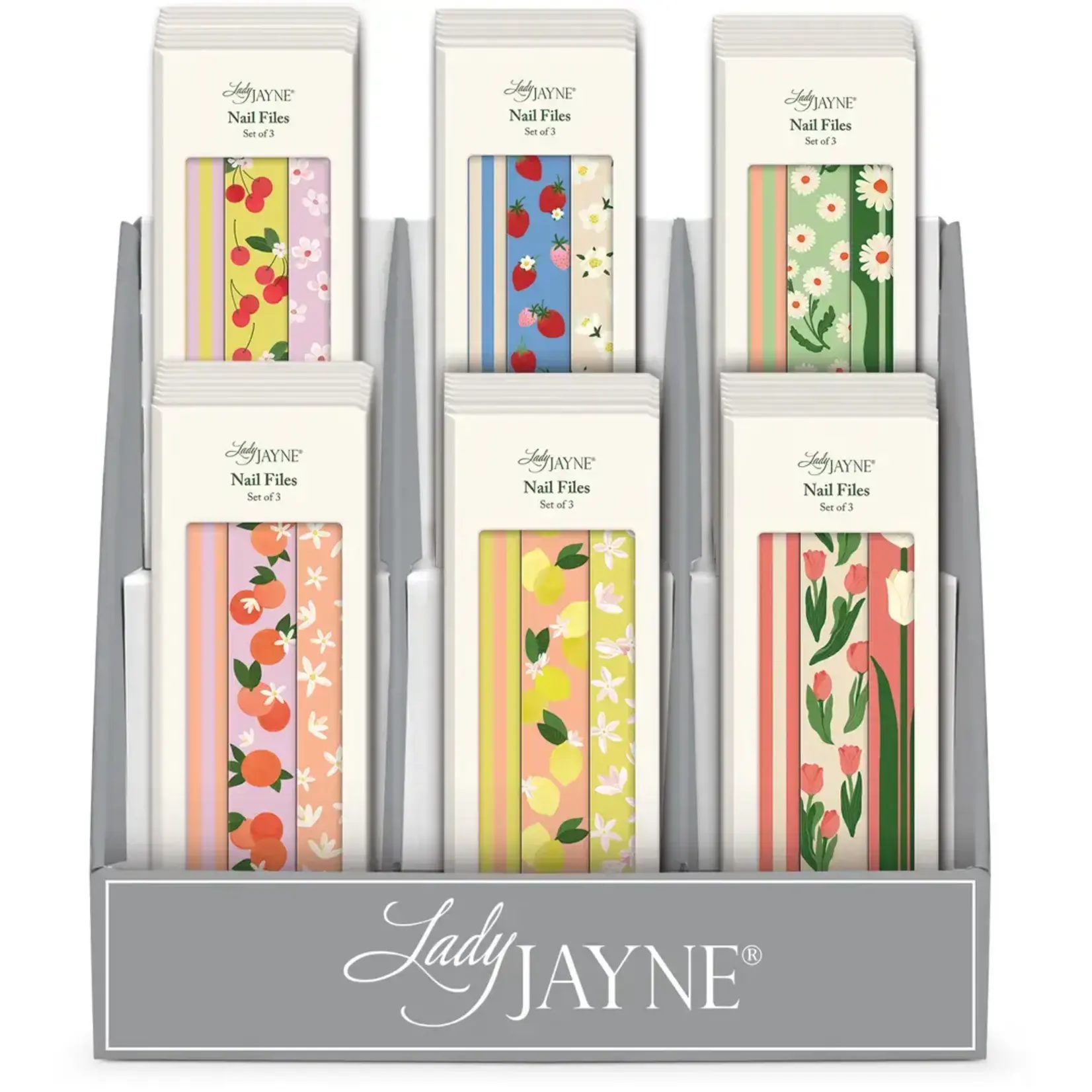 Lady Jayne Fruit and Fleur Nail File Sets