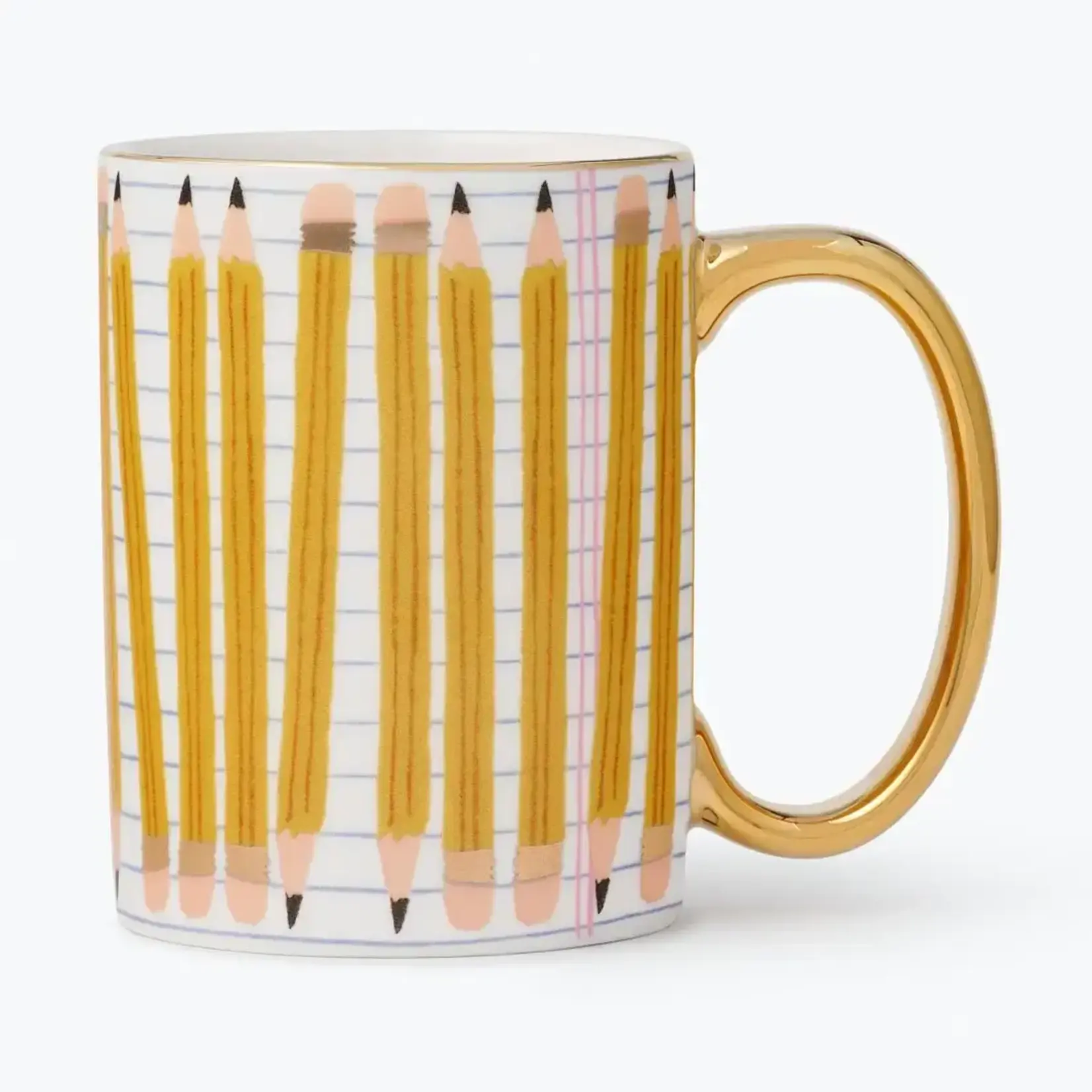 Rifle Paper Company Pencils Porcelain Mug