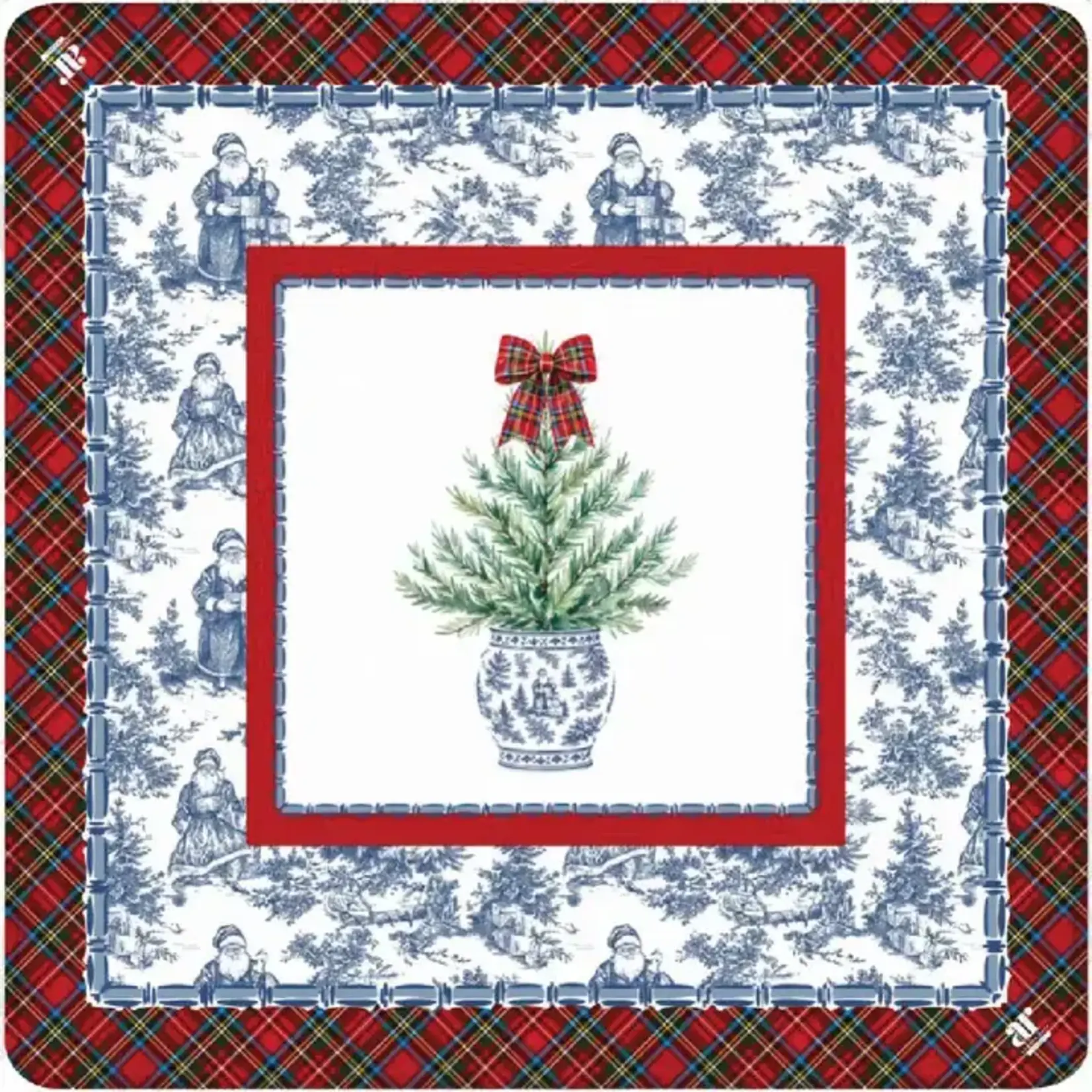 Anders Ruff Design Co. Tartan Toile Noël Mahjong Mat
