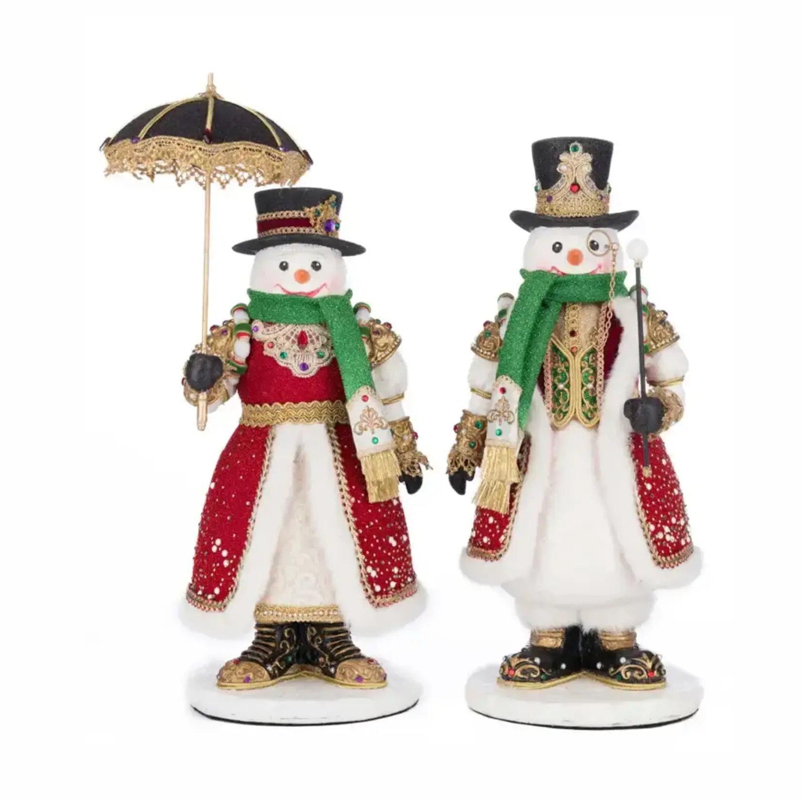 Katherine’s Collection Sir Frosty Banks and Dame Icy Banks 2pc
