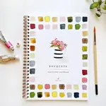 emily lex studio Bouquets Watercolor Workbook