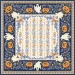 Pat's Monograms Trick or Tiles Halloween Mahjong Mat
