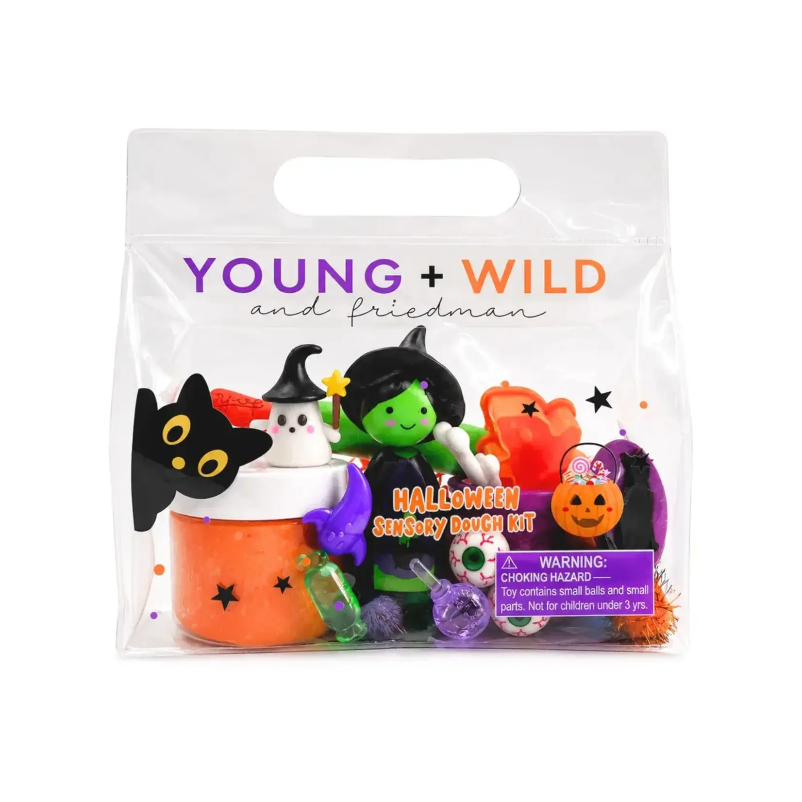 Young + Wild and Friedman Sensory Dough Bag - Halloween