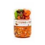 Young + Wild and Friedman Grab & Go Dough Jar - Jack-O-Lantern