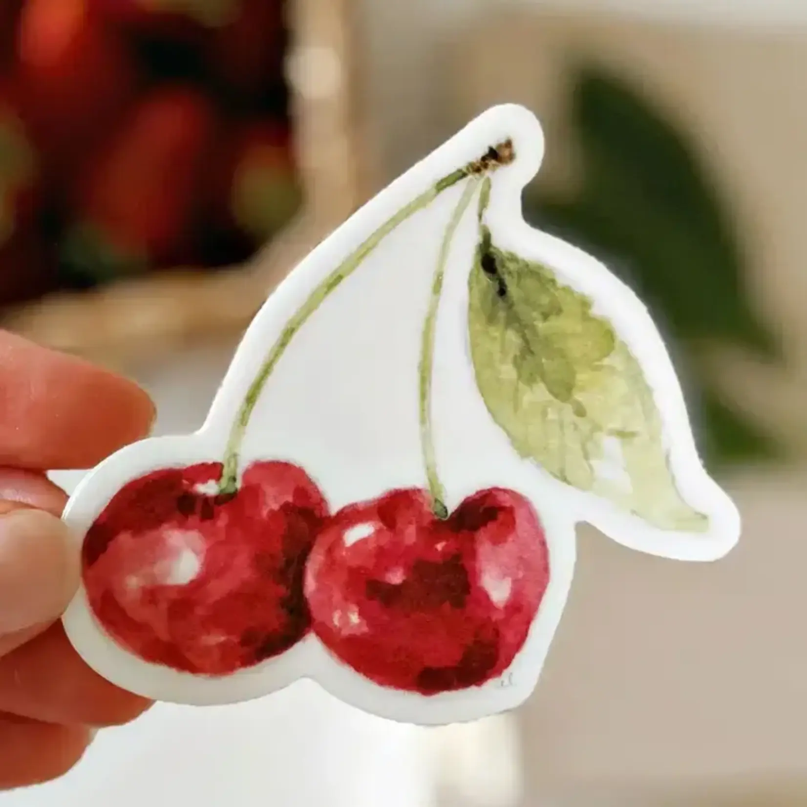 emily lex studio Cherry Sticker
