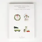 emily lex studio Christmas Cheer Paintable Watercolor Notecard Set