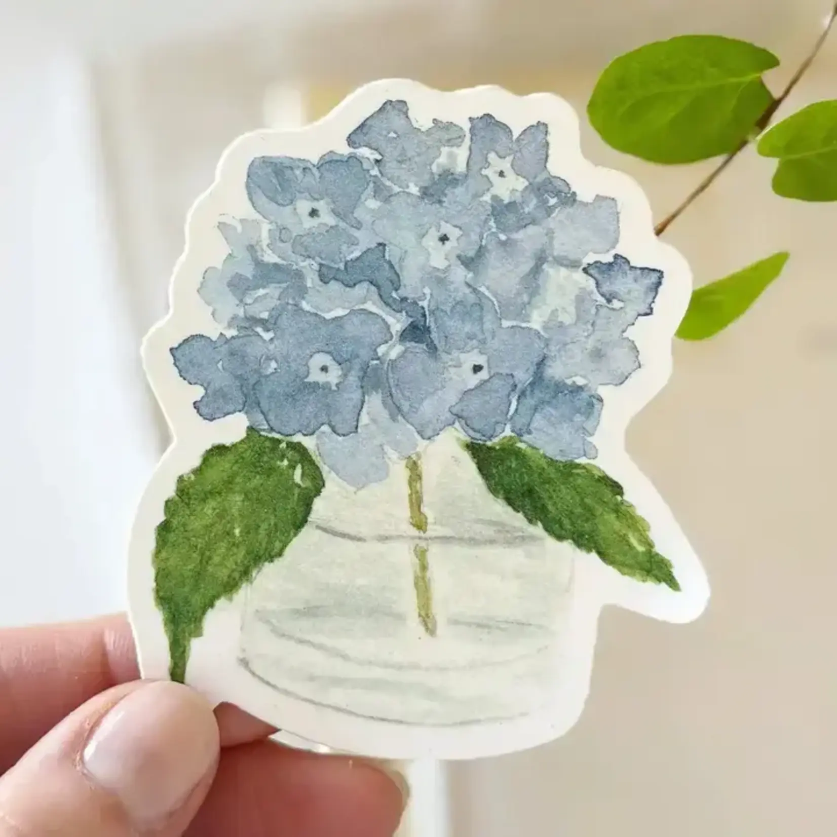 emily lex studio Hydrangea Sticker