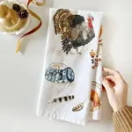 emily lex studio Thanksgiving Cotton Flour Sack Tea Towel