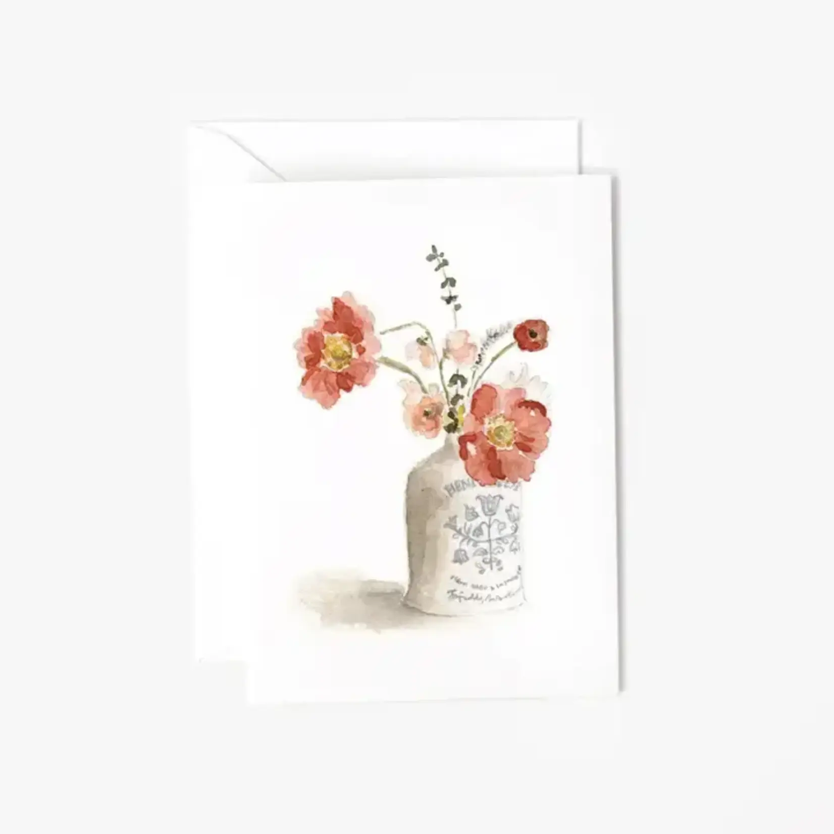 emily lex studio Vintage Bouquet Mini Enclosure Notecard