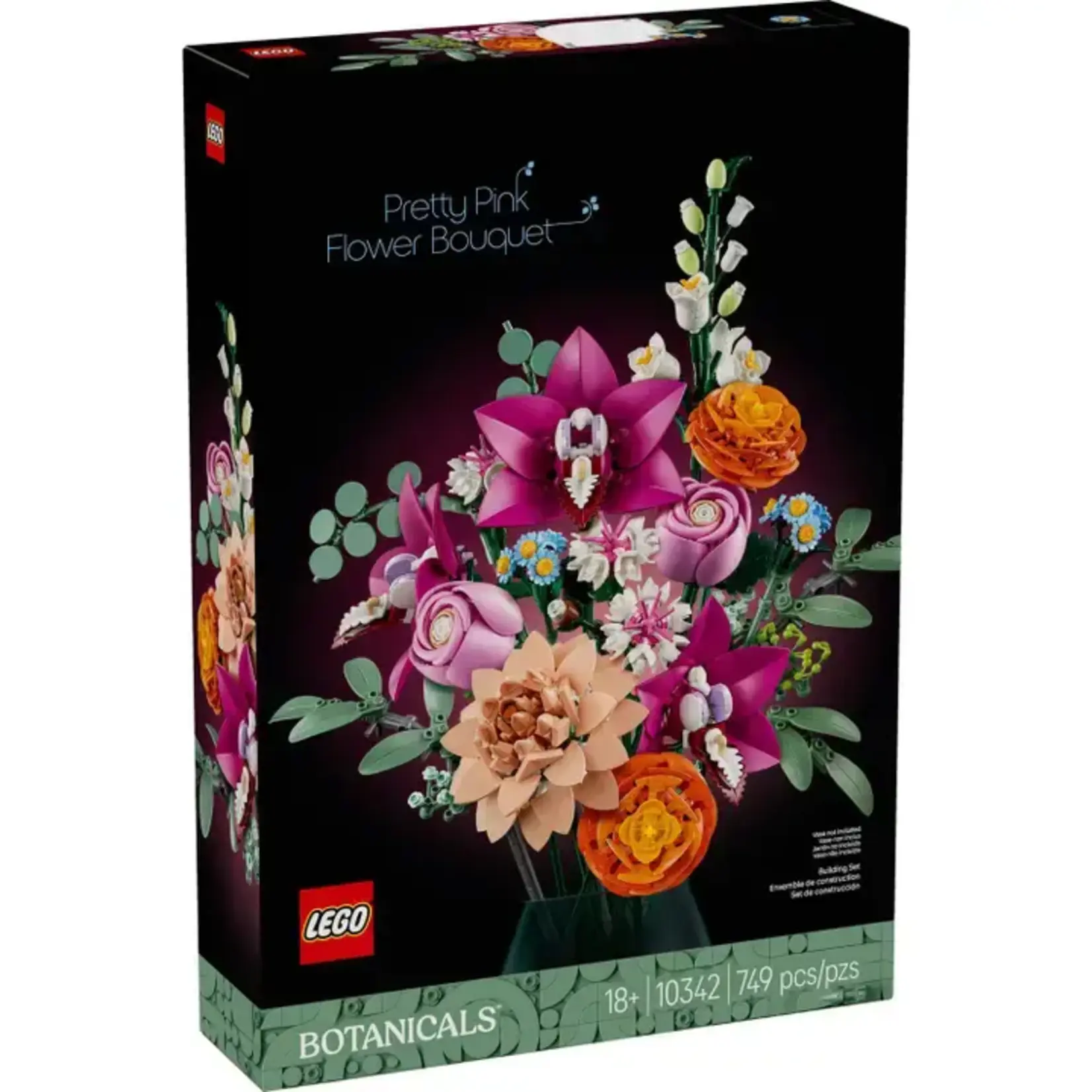 Everyday Supply Co Lego Botanicals Pink Flower Bouquet Set