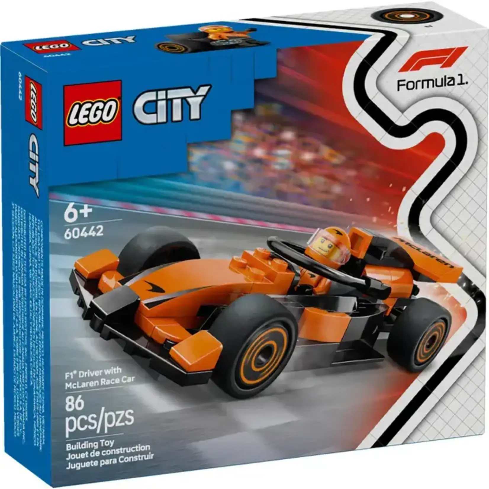 Everyday Supply Co Lego City F1 Driver & Mclaren Race Car Set