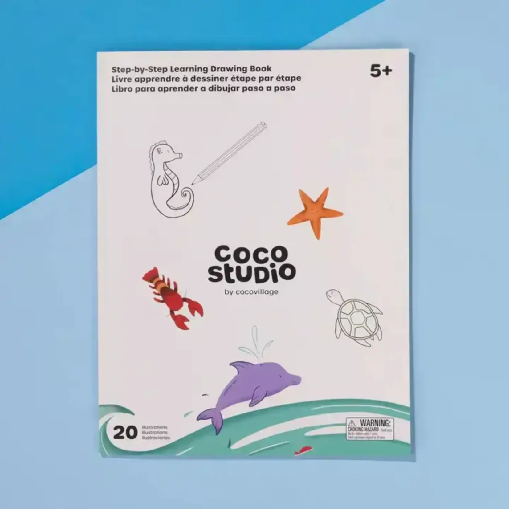 Coco Village Step-By-Step Drawing Book–Under the Sea