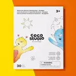 Coco Village Watercolor Monster Painting Book