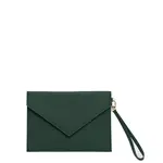 Bam Bird Boutique Hunter Green Card Clutch