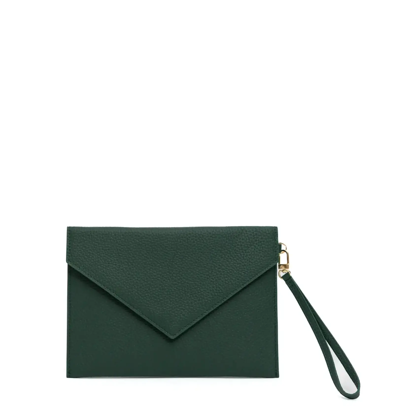 Bam Bird Boutique Hunter Green Card Clutch
