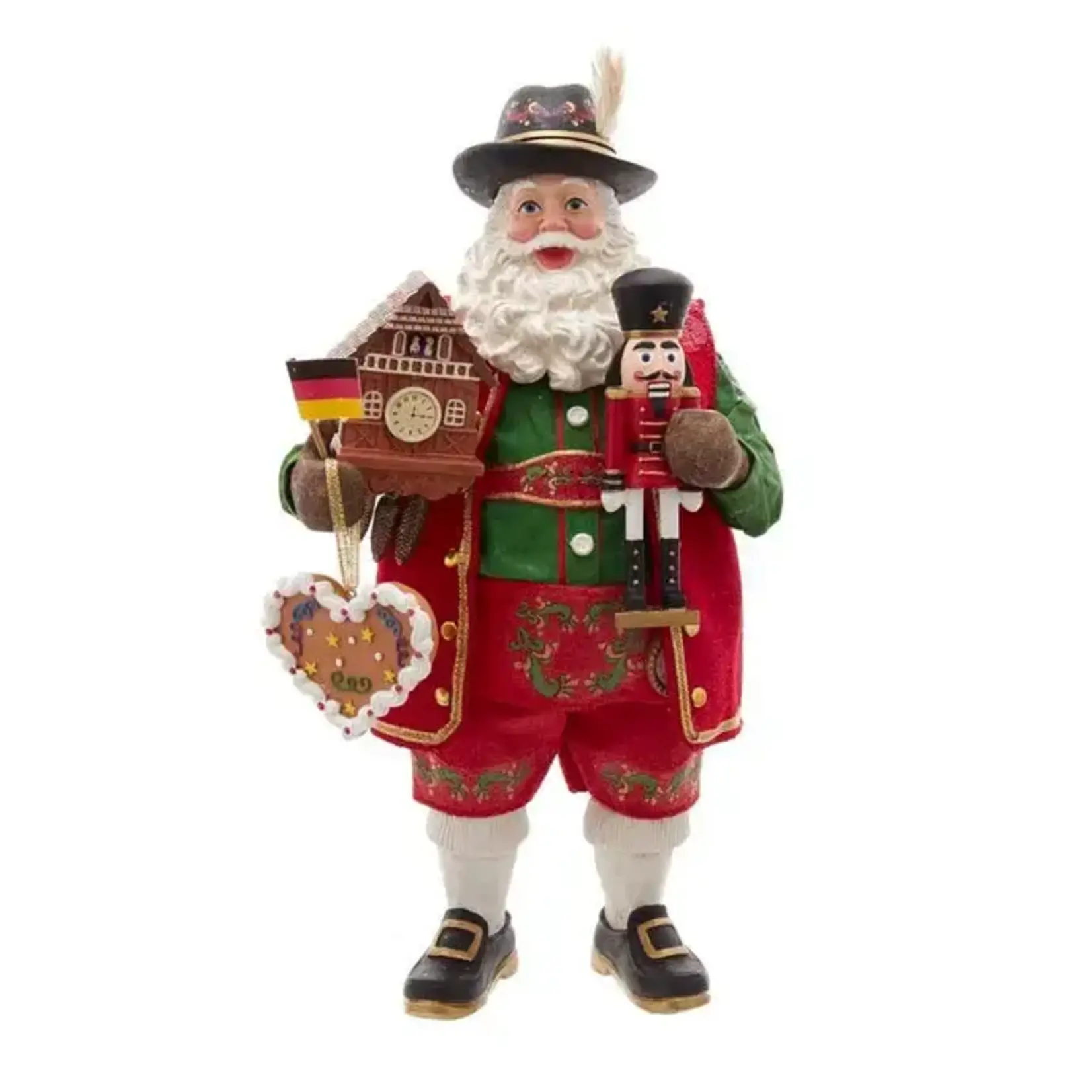 Kurt S. Adler 11" Fabriche Musical German Santa