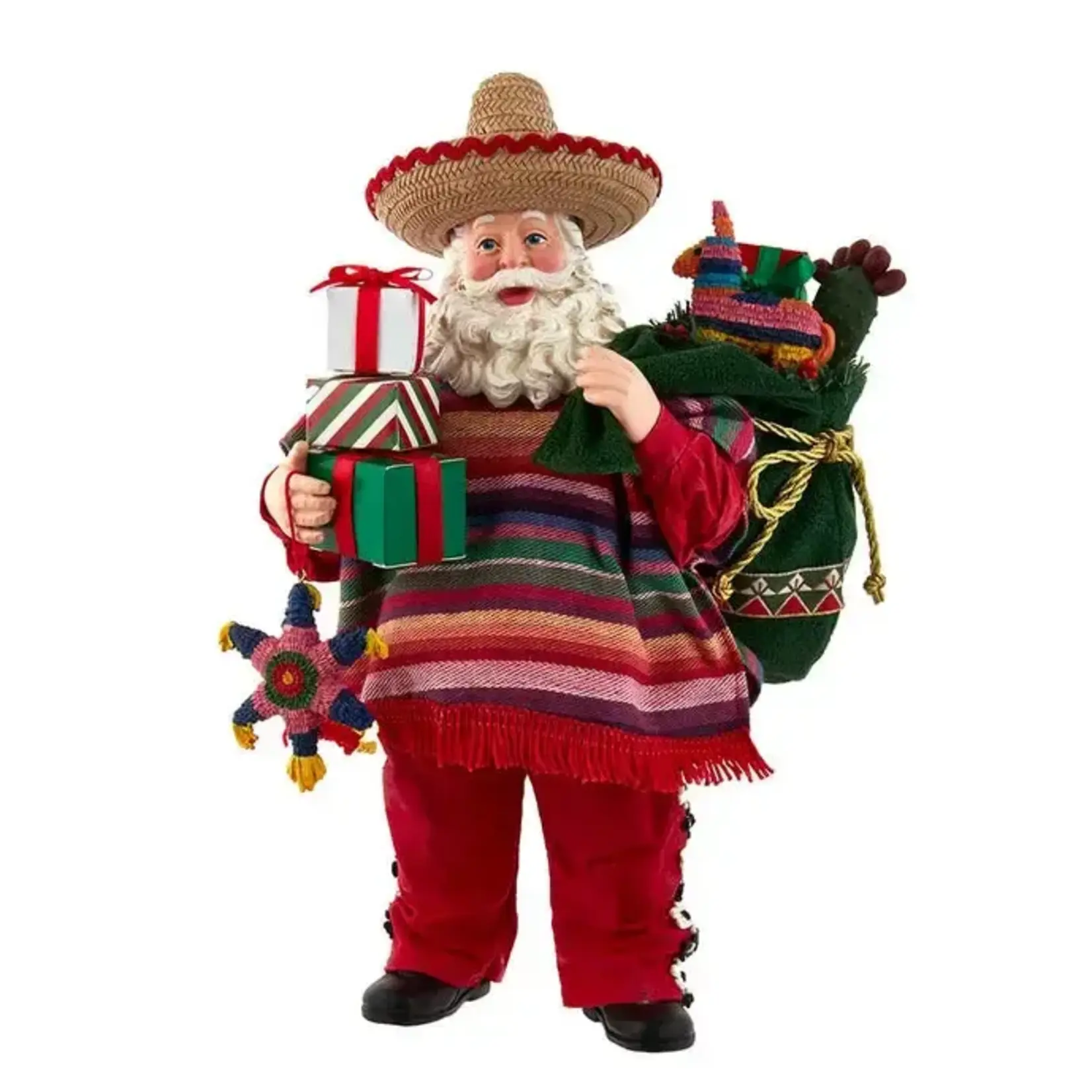 Kurt S. Adler 11"Fabriche Musical Mexican Santa