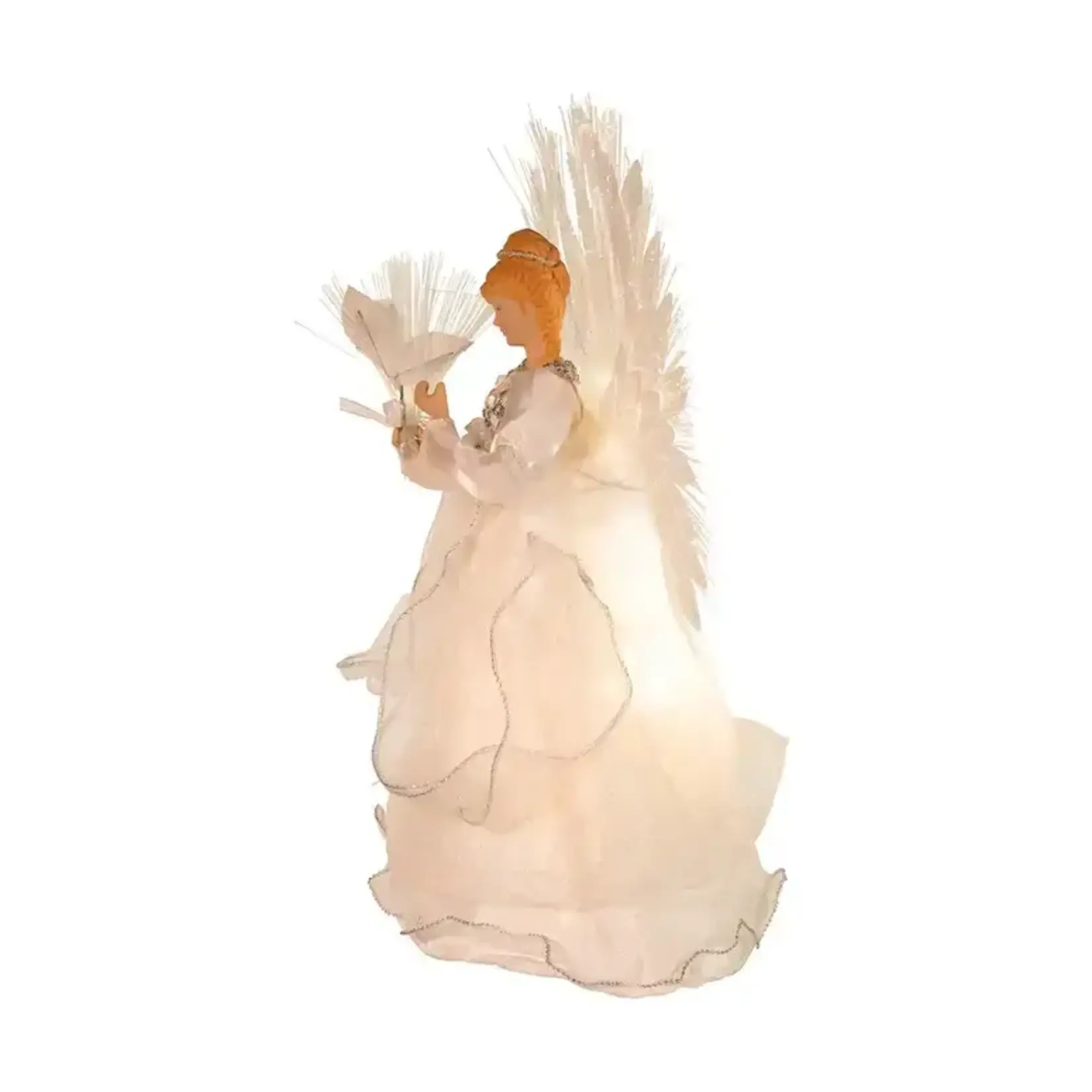 Kurt S. Adler 14" Multi Fiberoptic Angel Tree Topper