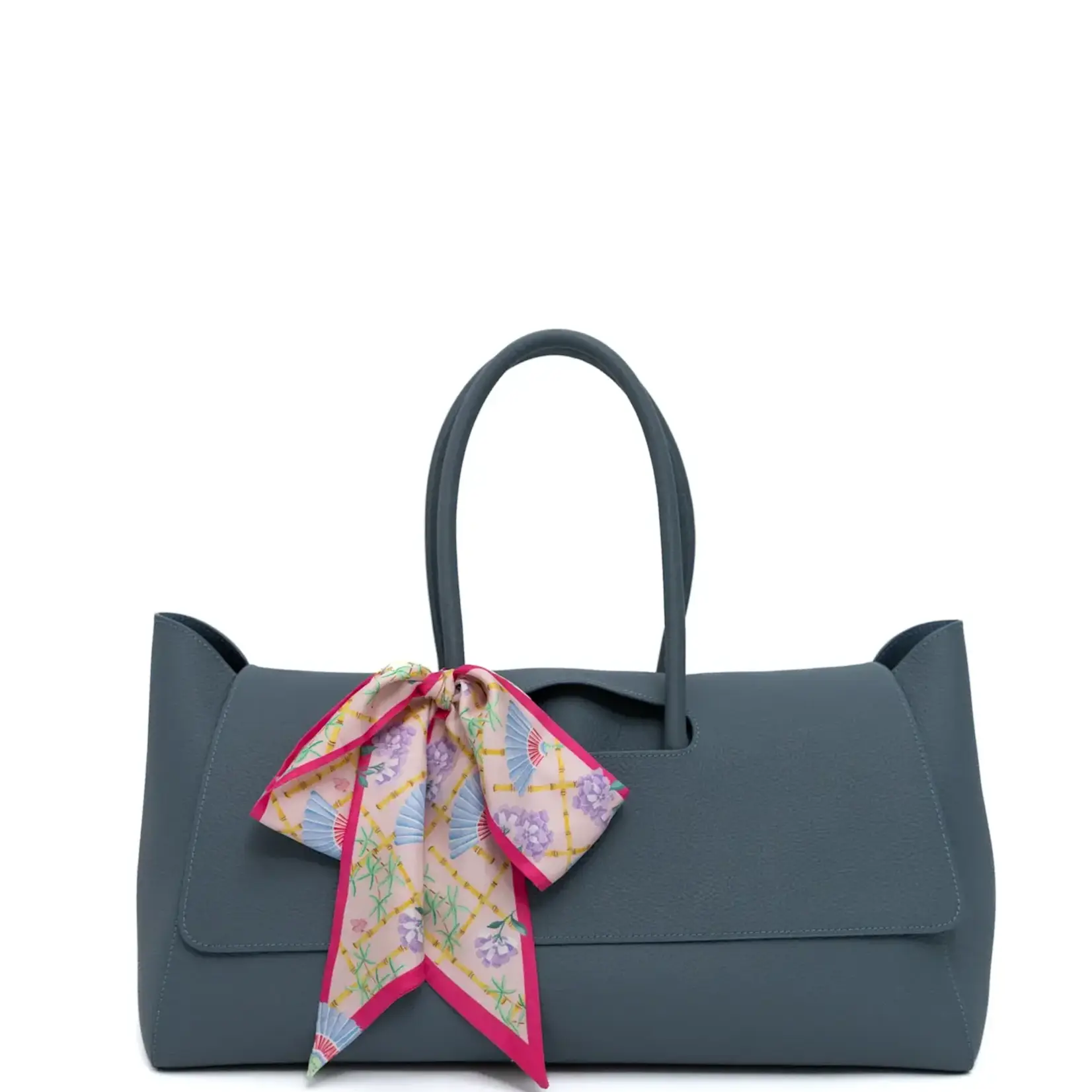 Bam Bird Boutique Slate Blue Classic Tote