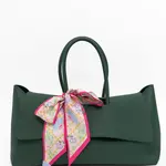 Bam Bird Boutique Hunter Green Classic Tote