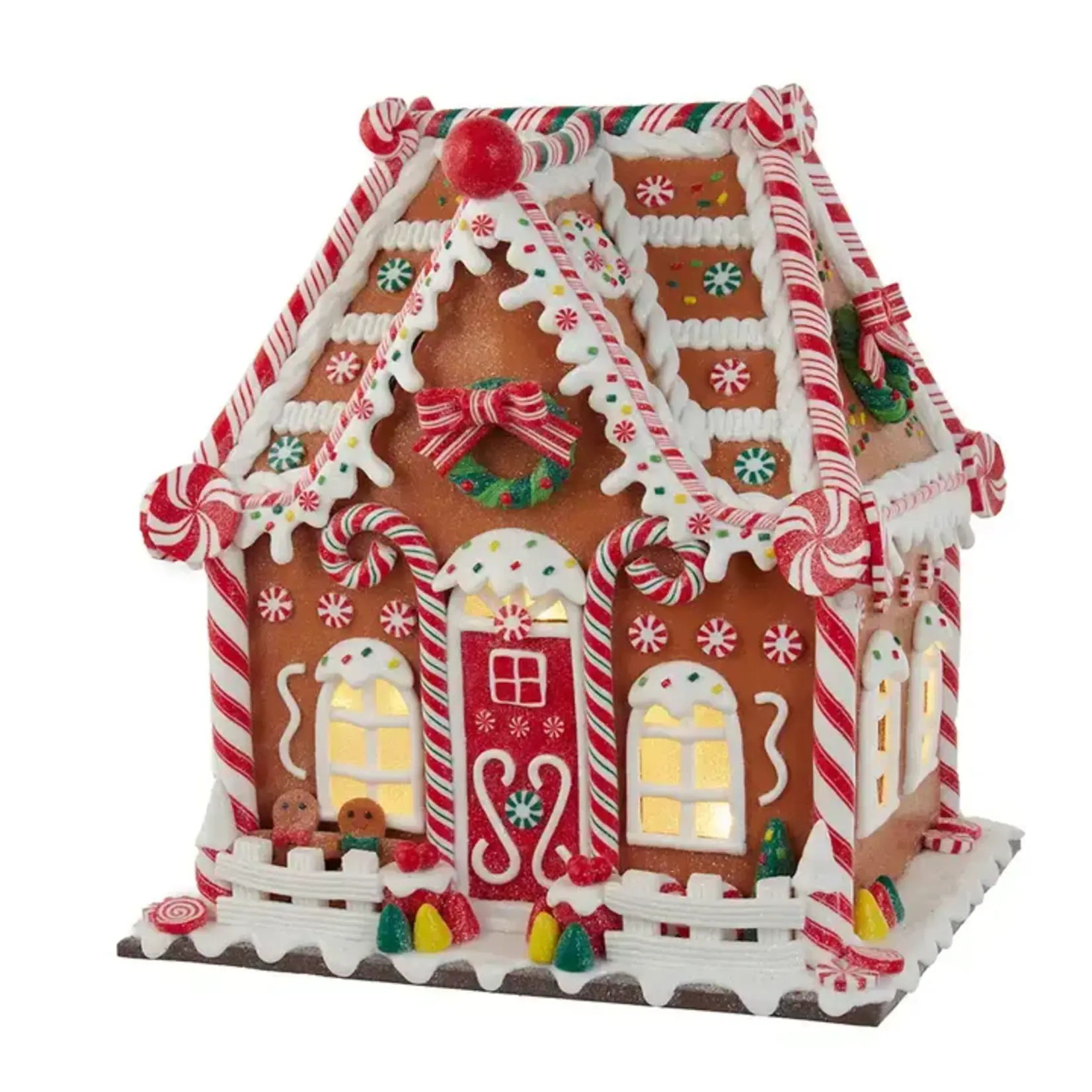 Kurt S. Adler Battery Operated Led Gingerbread House with Timer