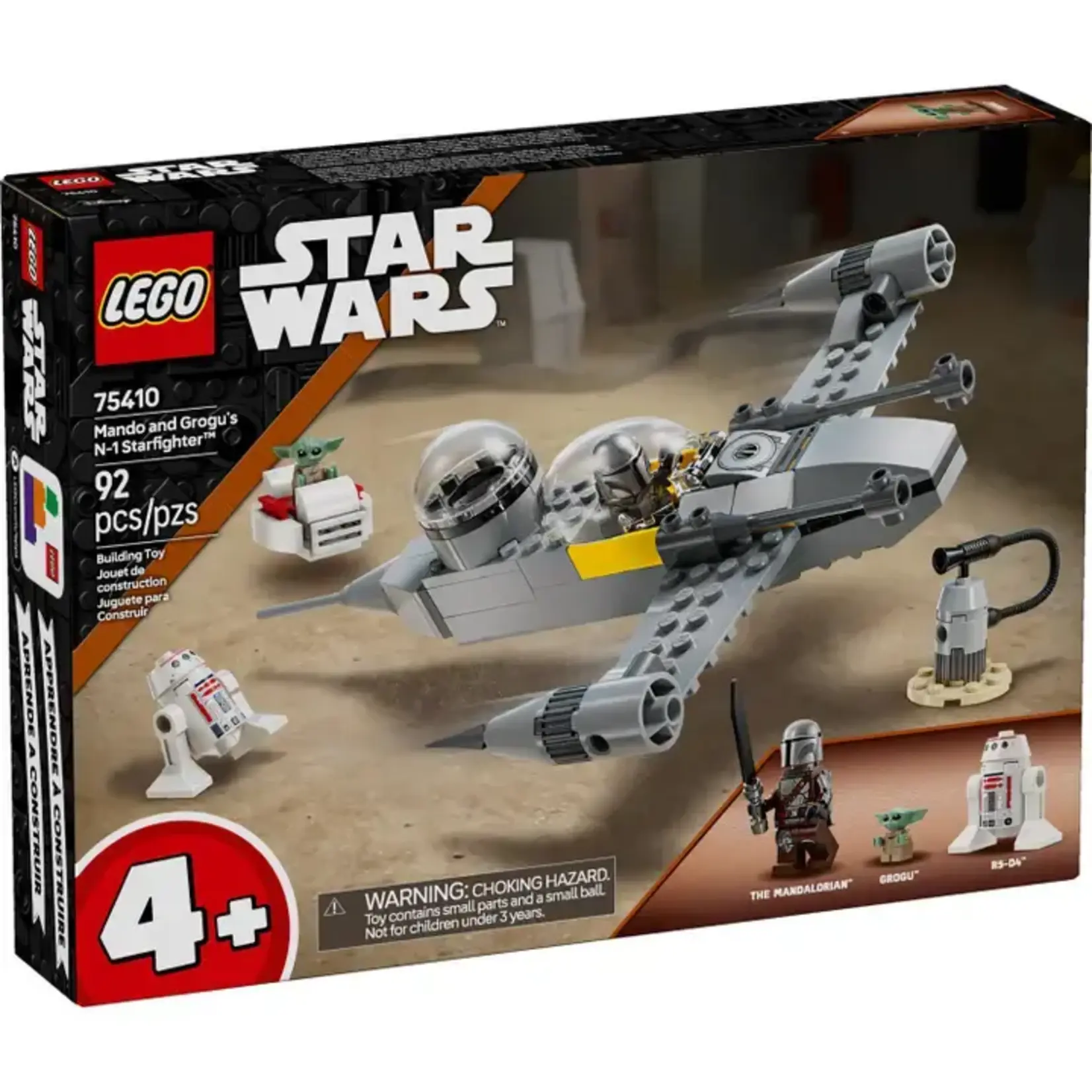 Everyday Supply Co Lego Star Wars N-1 Starfighter with Mando & Grogu