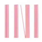 Bam Bird Boutique Pink Wooden Mahjong Rack & Pusher Set