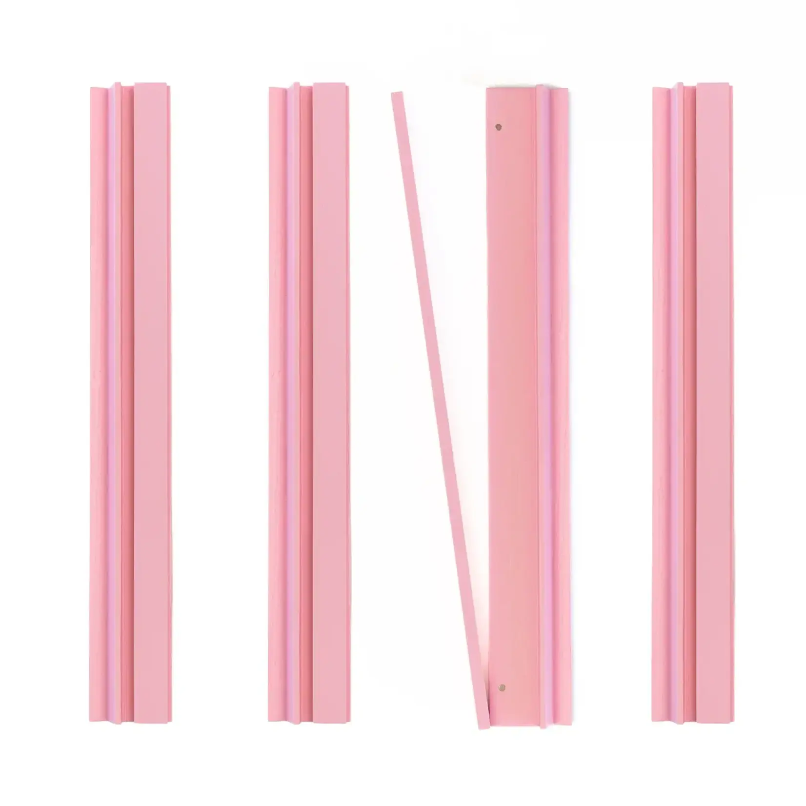 Bam Bird Boutique Pink Wooden Mahjong Rack & Pusher Set