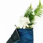 Bam Bird Boutique Azure Origami Mahjong Tile set w/ Velvet Tile Bag- Forest Green/Navy