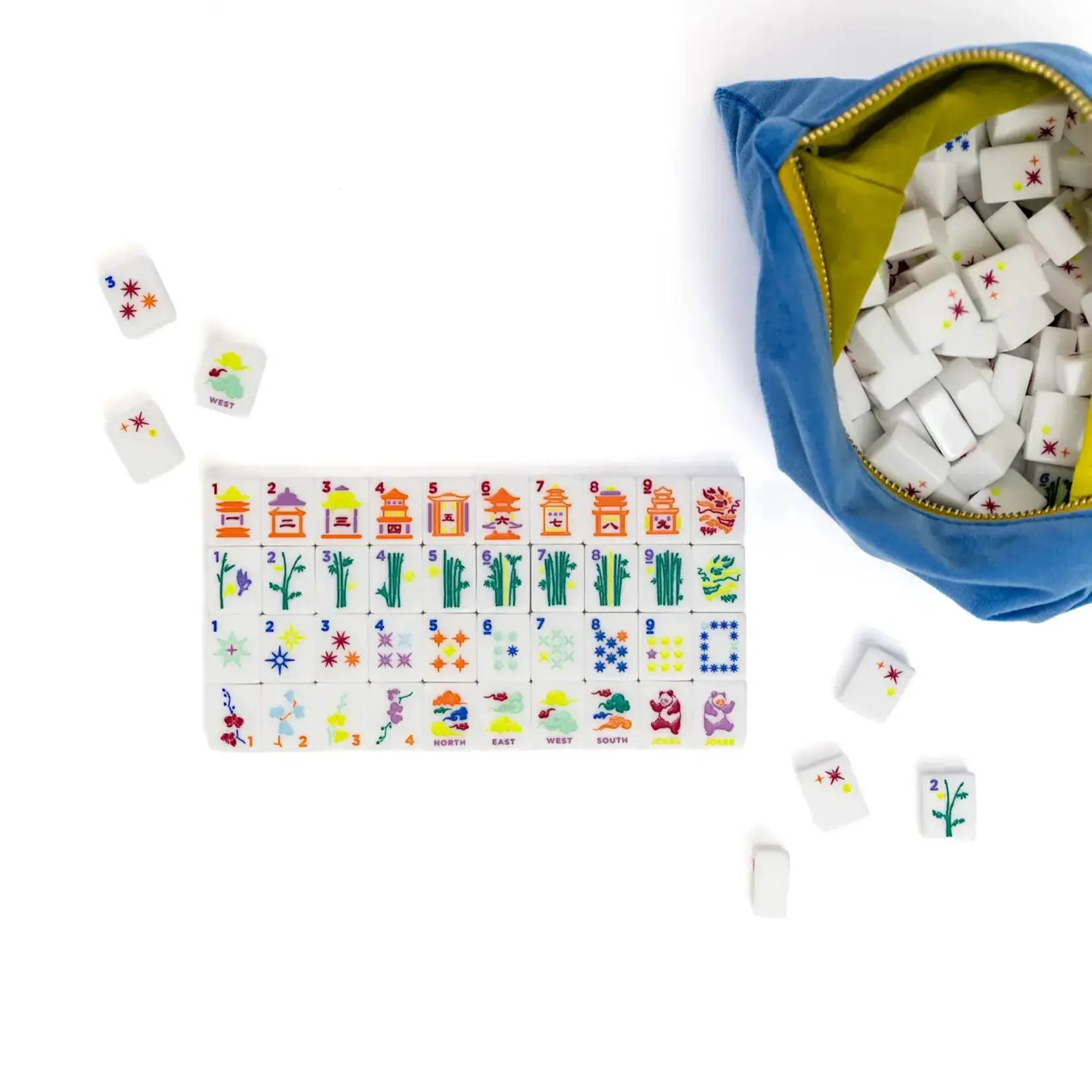Bam Bird Boutique East Meets West Travel Tile Set