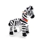 PonyCycle Ride-On Zebra | Plush Animal Riding Toy