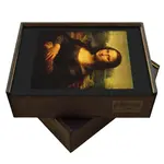 WAWW  Artisanal Wooden Puzzles Mona Lisa – Leonardo Da Vinci Wooden Puzzle | Collector’S Edition -300 Pcs