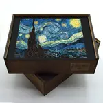 WAWW  Artisanal Wooden Puzzles Wooden Puzzle "the Starry Night" | Van Gogh Painting-300 Pcs