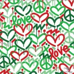 Bespoke Mahjong Double the Fun/Bespoke x Corey Paige - HOLIDAY LOVE MAT - RED/GREEN