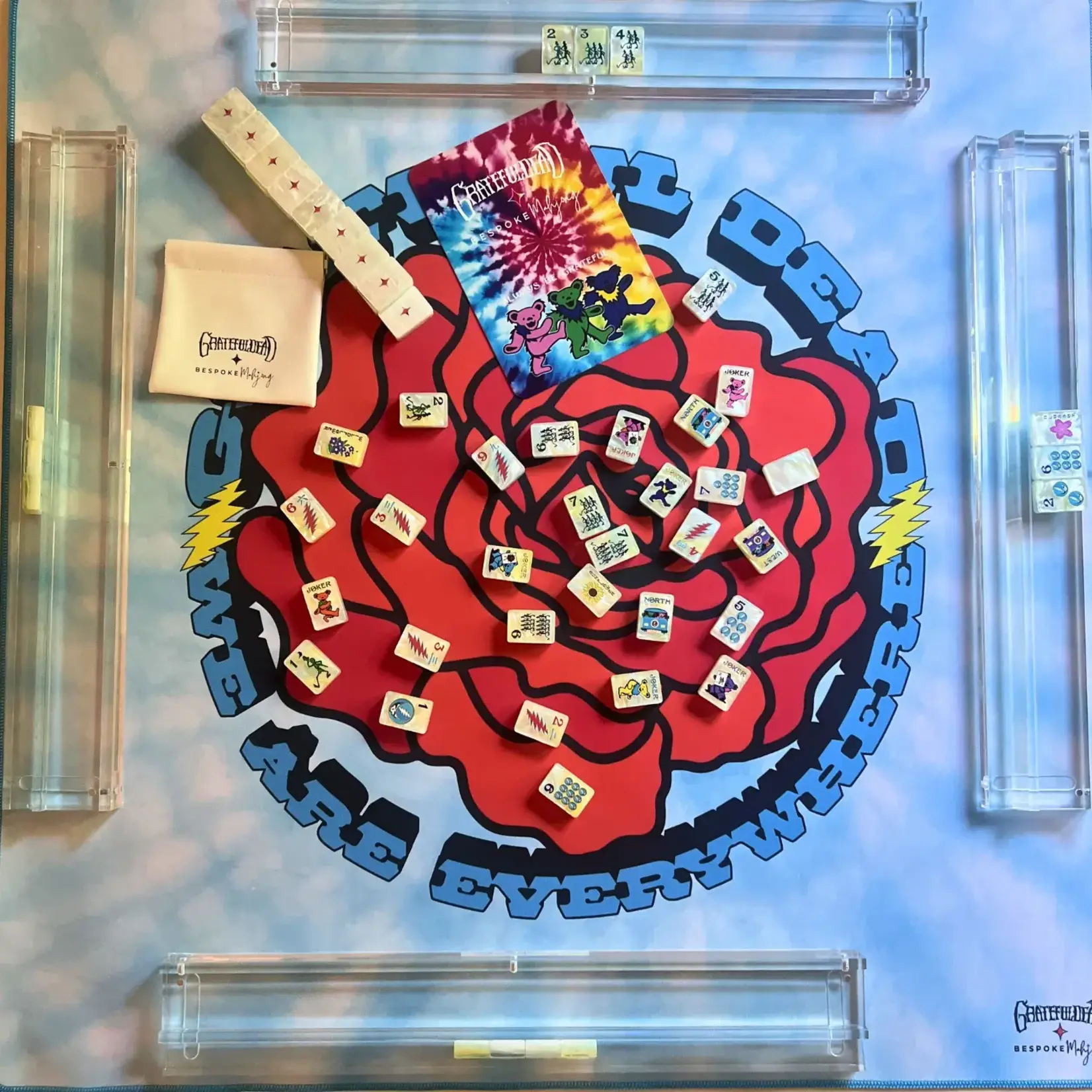 Bespoke Mahjong Grateful Dead x Bespoke Mahjong DOUBLE-SIDED MAT - WE ARE EVERYWHERE