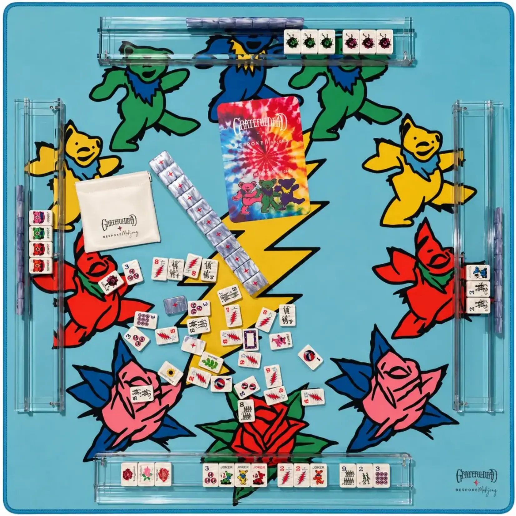 Bespoke Mahjong Grateful Dead x Bespoke Mahjong DOUBLE-SIDED MAT - TIE DYE DREAM