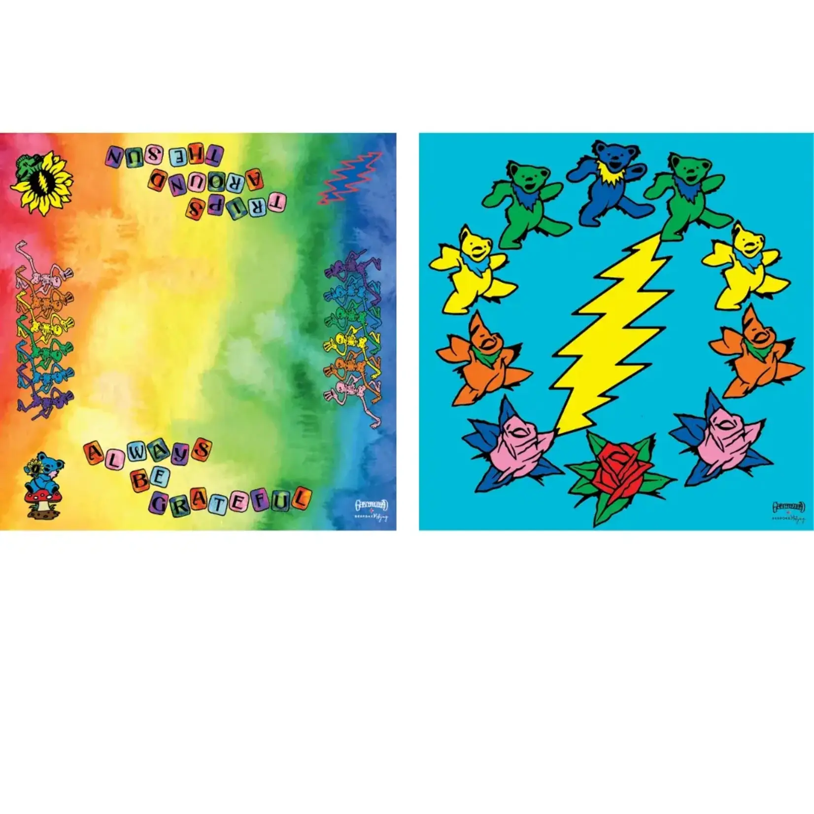 Bespoke Mahjong Grateful Dead x Bespoke Mahjong DOUBLE-SIDED MAT - TIE DYE DREAM