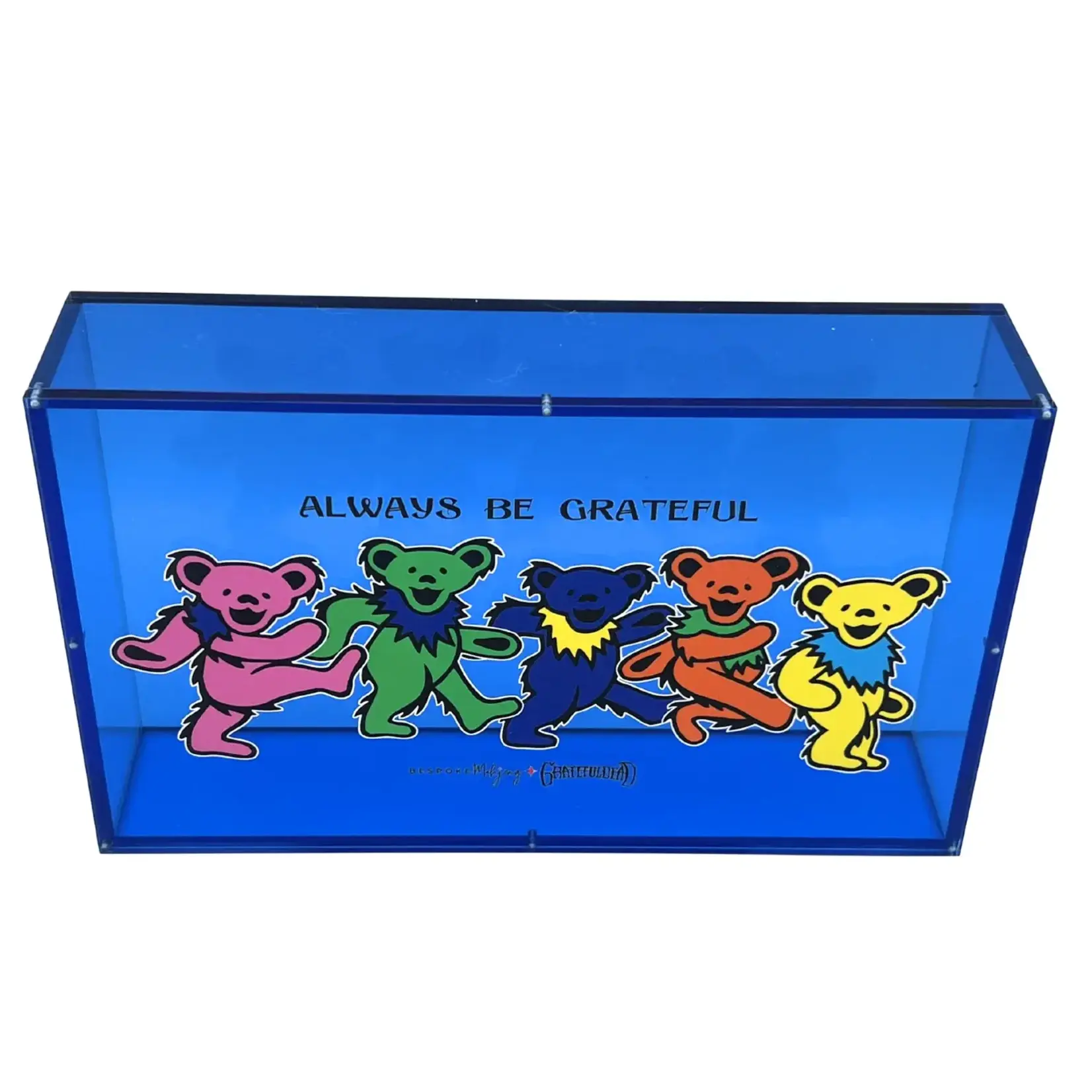 Bespoke Mahjong Grateful Dead x Bespoke Mahjong Acrylic Box - Stealie Blue
